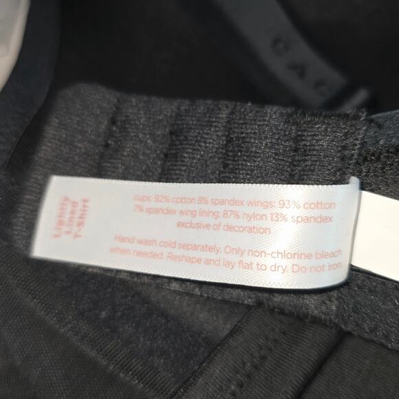 NWT Lane Bryant Cacique Black Lightly Lined T-Shirt Bra Underwired 40B - Picture 6 of 9